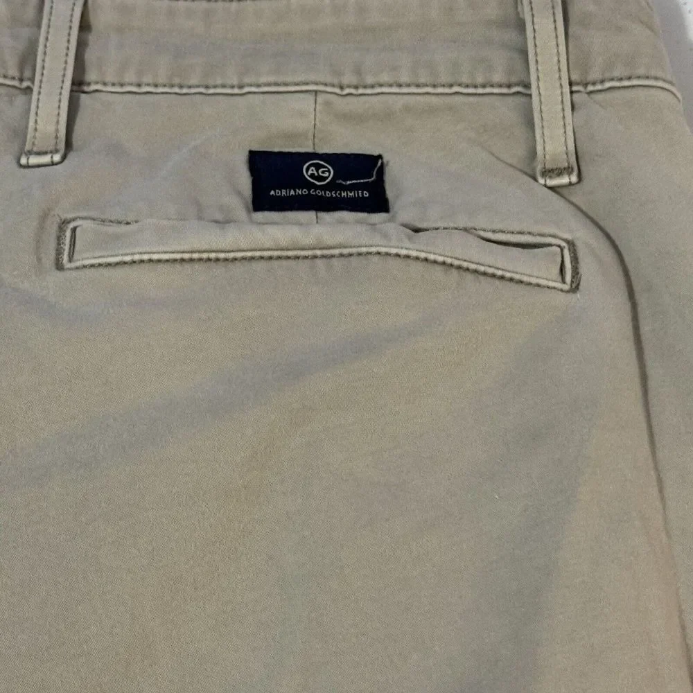 Adriano Goldschmied Shorts Mens 30R Khaki The‎ Griffin Relaxed AG Casual
